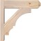 Ekena Millwork Balboa Smooth Craftsman Outlooker, Douglas Fir, 5 1/2"W x 18"D x 18"H OUT06X18X18BOA04SDF - alternate 2